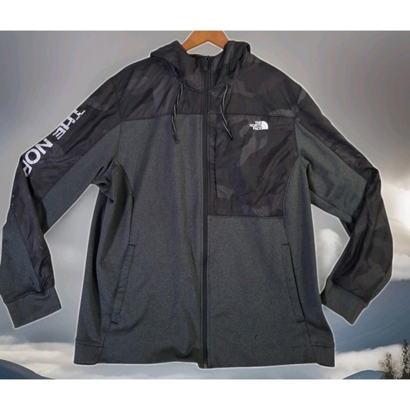 The North Face Other - The North Face Essential Jacket Men's 2XL Black Spellout Hooded